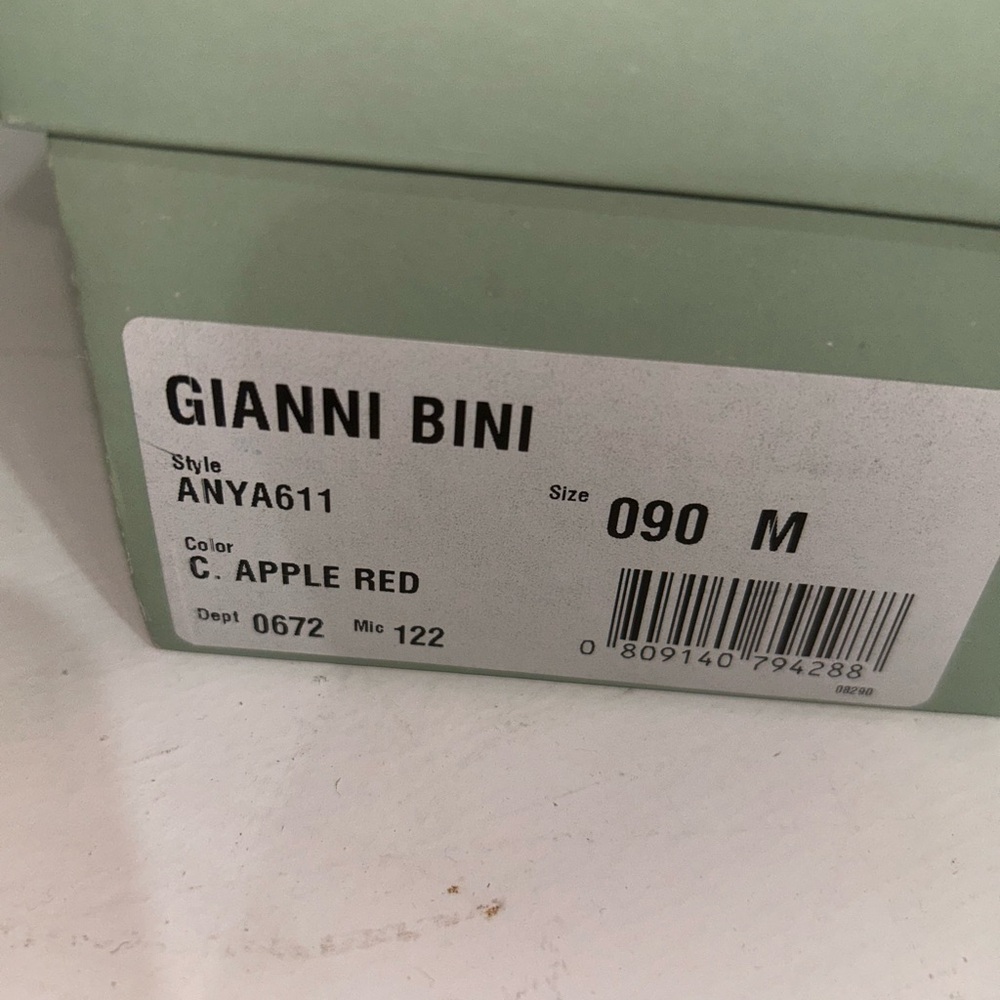 Gianni Bini Anya611 Heels – Apple Red – Size 9M ❤️ - Picture 5 of 5